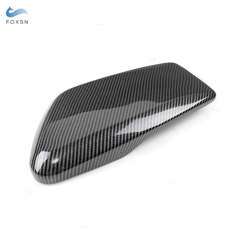 Car-styling Carbon Fiber Texture Center Control Armrest Storage Box Cover Trim For BMW X1 F48 2016 2017 2018 2019 2020 2021 LHD