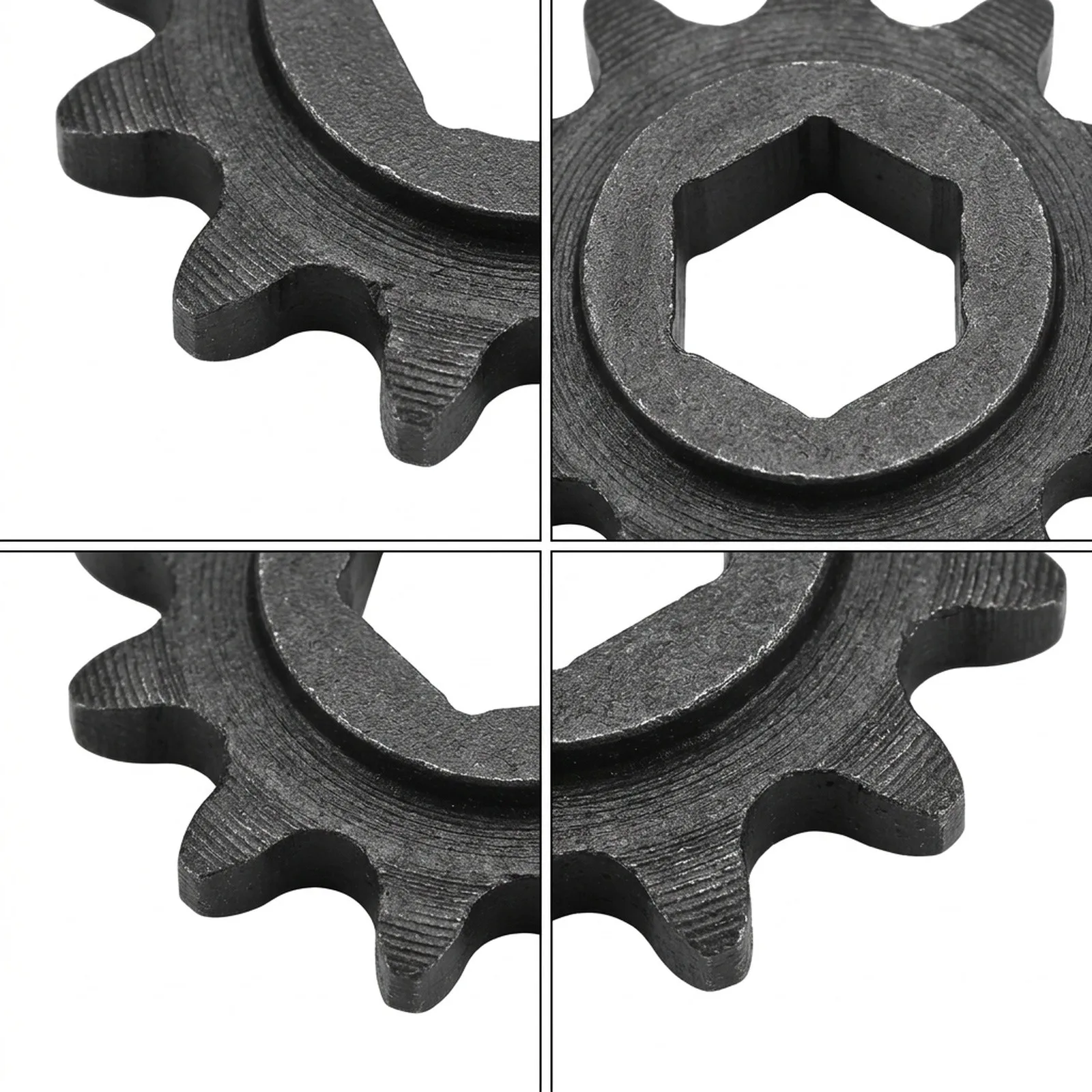 11 Tooth 25H Pinion Gear with H Shaped Mounting Hole for Electric Scooter Motor Compatible with High Speed Motors and 25H Chains