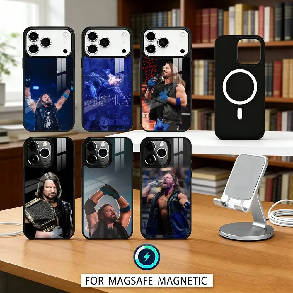 

Charismatic A-AJ S-Styles Phone Case Magnetic For iPhone17 16 15 14 13 12 Pro Max For Magsafe Wireless Charging Cover