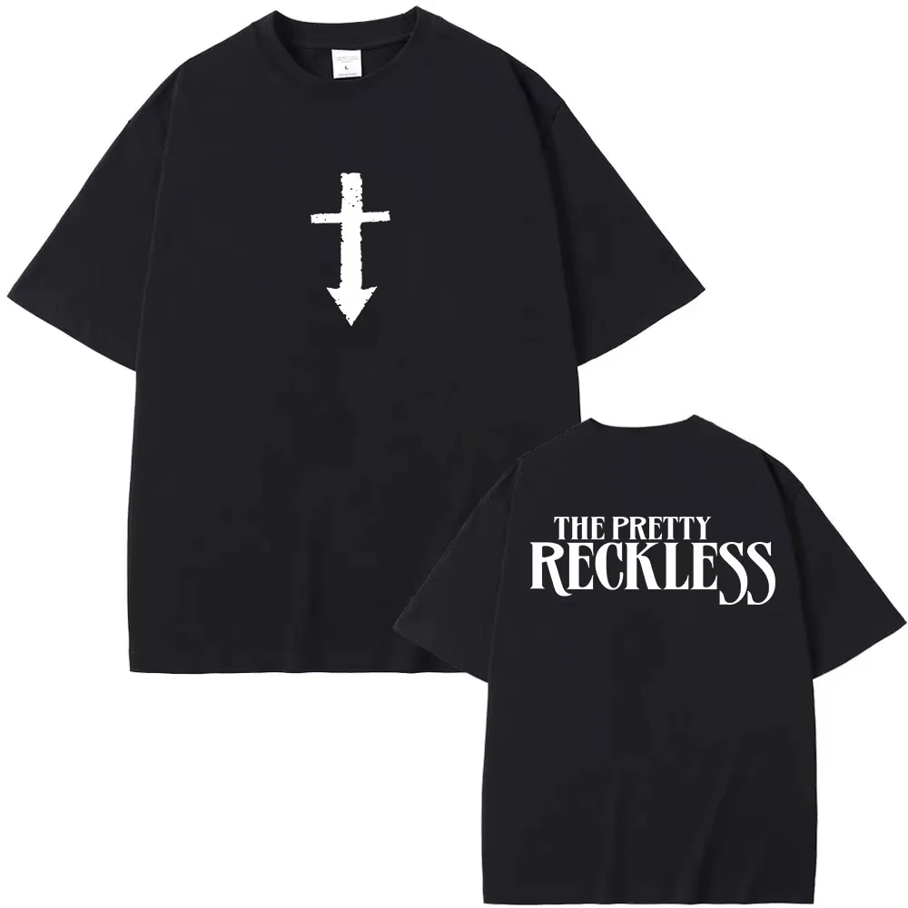 Camiseta de Algodão Estampada The Pretty Reckless 2026 Nova Coleção Verão - Moda Streetwear Feminina e Masculina