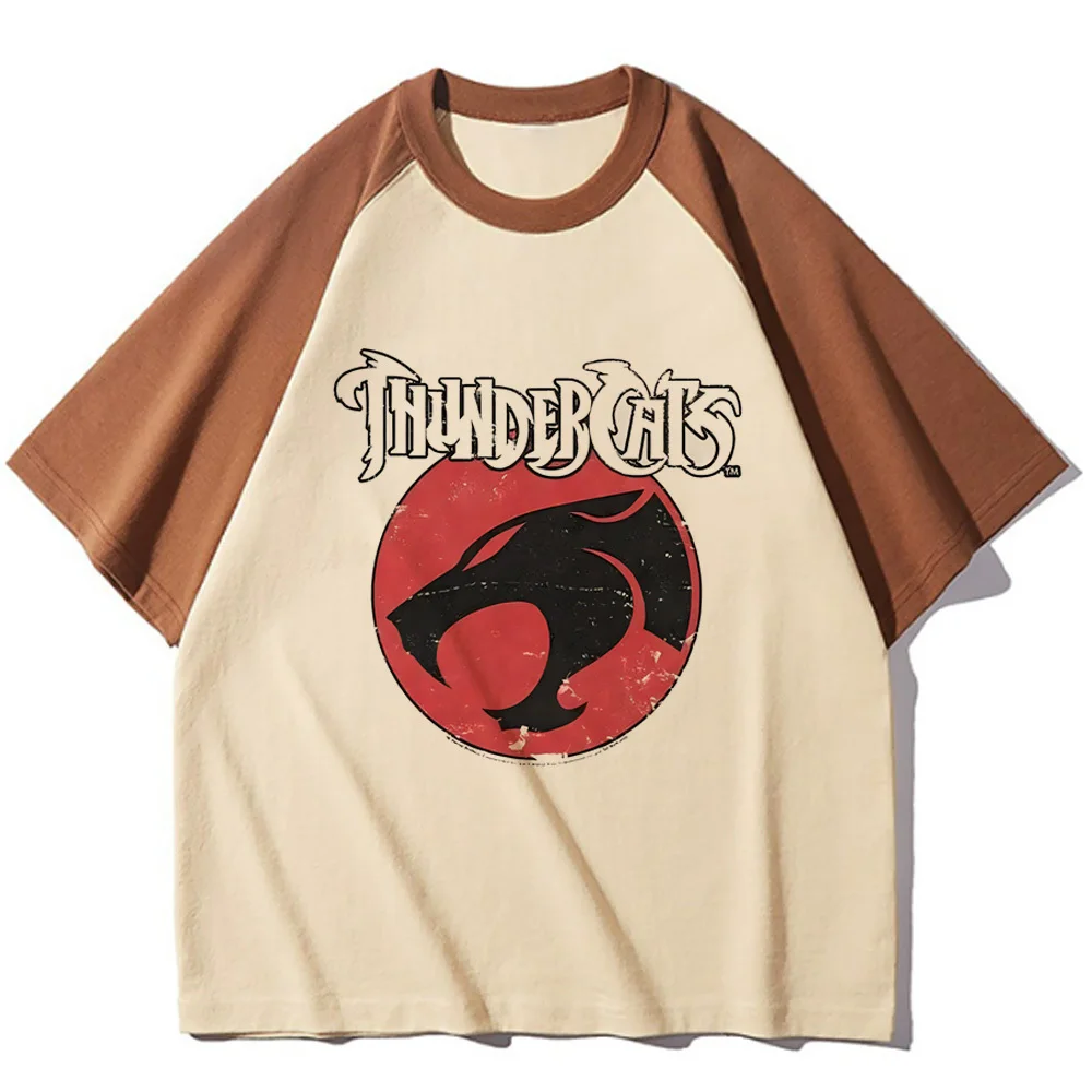 Thundercats t-shirt female Vintage Digital anime aesthetic women Graphic t shirt Psychedelic graphic Comfortable Gothic