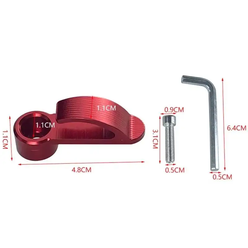Multifunctional Aluminum Alloy Motorcycle Single Hole Hook Universal Storage Hanger for Helmet Bag Key Daily Riding Use