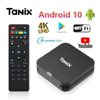 Tanix TX1 Android 10 Portable TV Box 2.4G WIFI 4K HDR 3D 8GB 16GB Allwinner H313 Quad Core Global Google YouTube Media Player