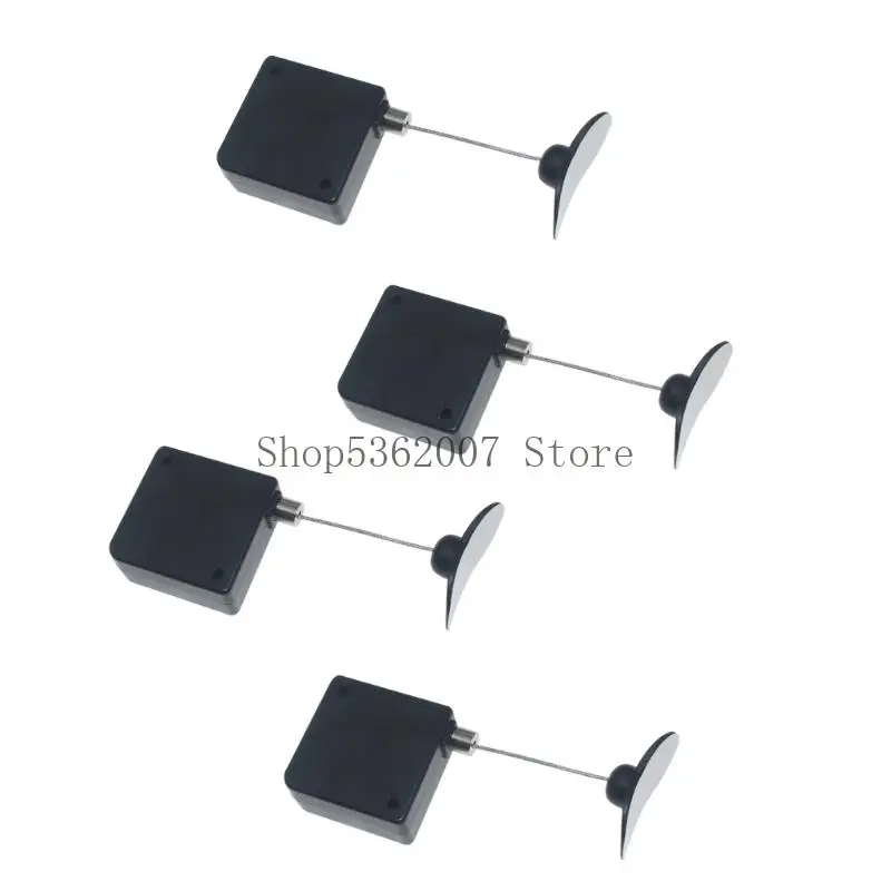 حزمة من 4 أغطية التحكم عن بُعد قابلة للسحب مع مقاود قابلة للتعديل للتلفزيون وأقراص DVD تمنع الخسارة 40JB