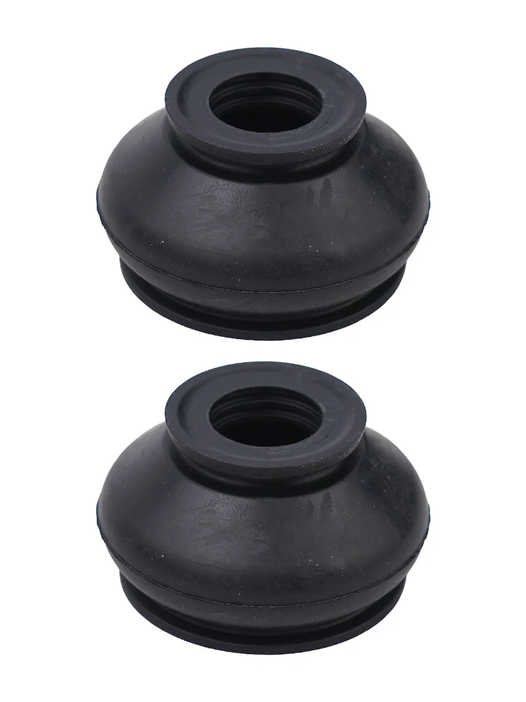 2pcs Dust Cover Rubber Track Rod End Ball Joint Cover Suspension Steering Ball Joint Boot Automobile Replacement Accessories