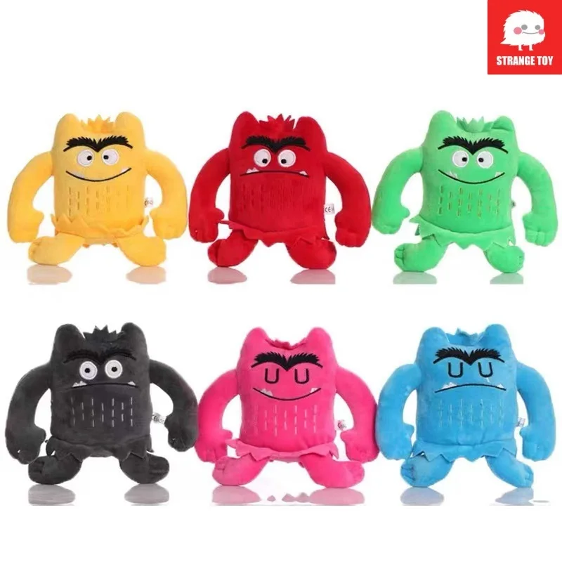 

Kawaii The Color Monster Plush Doll Children Monster Color Emotion Plushie Stuffed Toy For Kids Birthday Gifts 6pcs Plush Toys