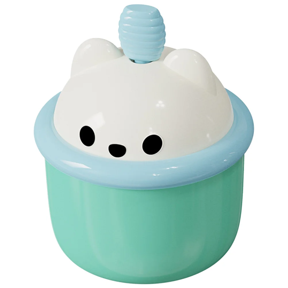 เครื่องทำโฟมล้างหน้ารูปหมีแบบพกพา ขวดปั๊มล้างหน้าแบบมีหูจับ ใช้งานง่ายสำหรับล้างหน้าทุกวัน