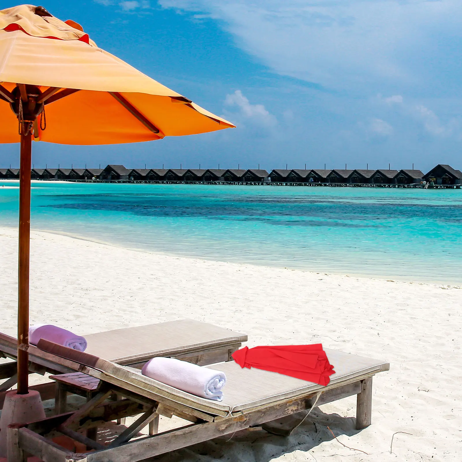 

Patio Umbrella Replacement Canopy Breathable Waterproof Fabric Outdoor Garden Patio Umbrella Replacement Cover