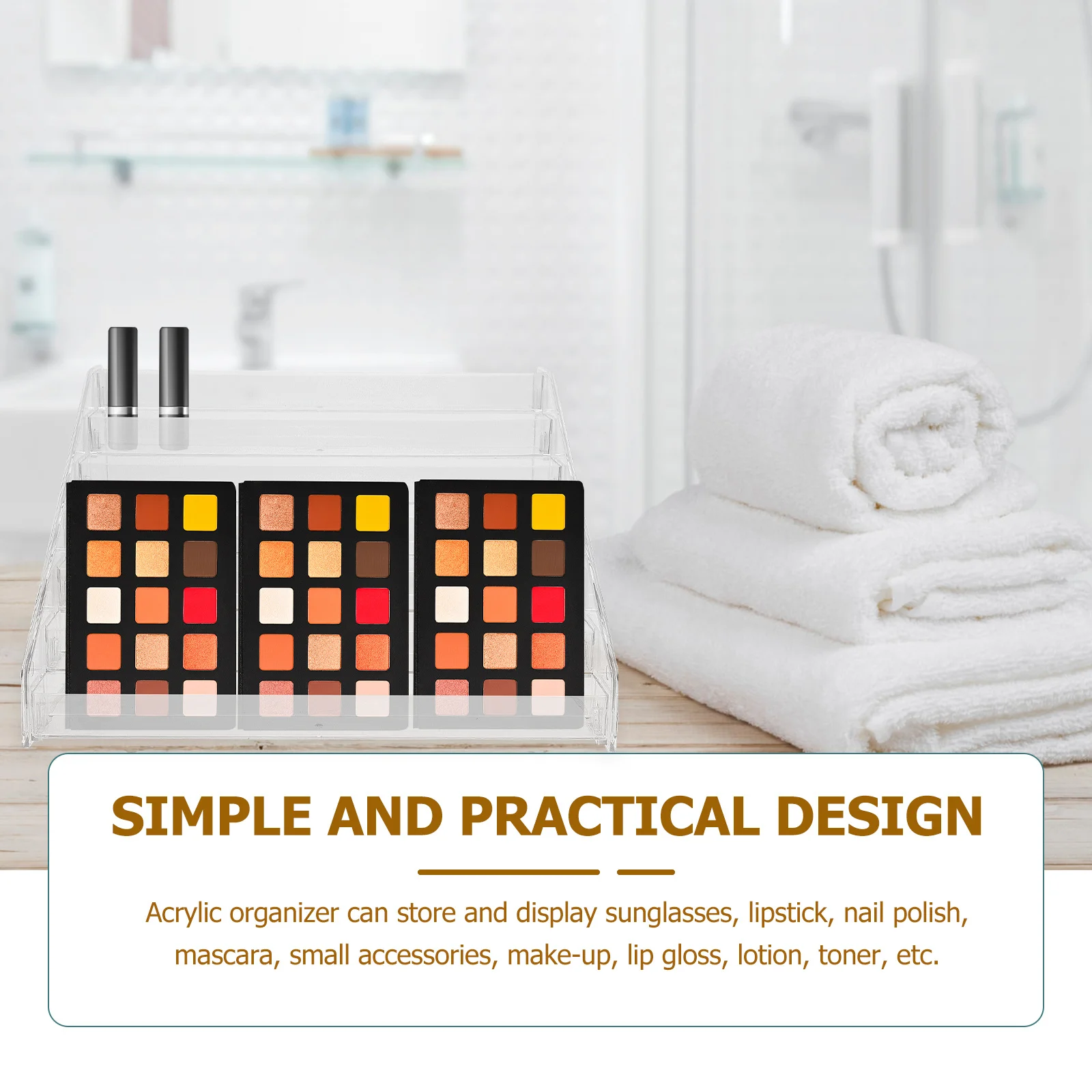 

Многофункциональный 7-слойный органайзер для помад, акриловая подставка для лаков для ногтей, прозрачный бокс для хранения косметических принадлежностей