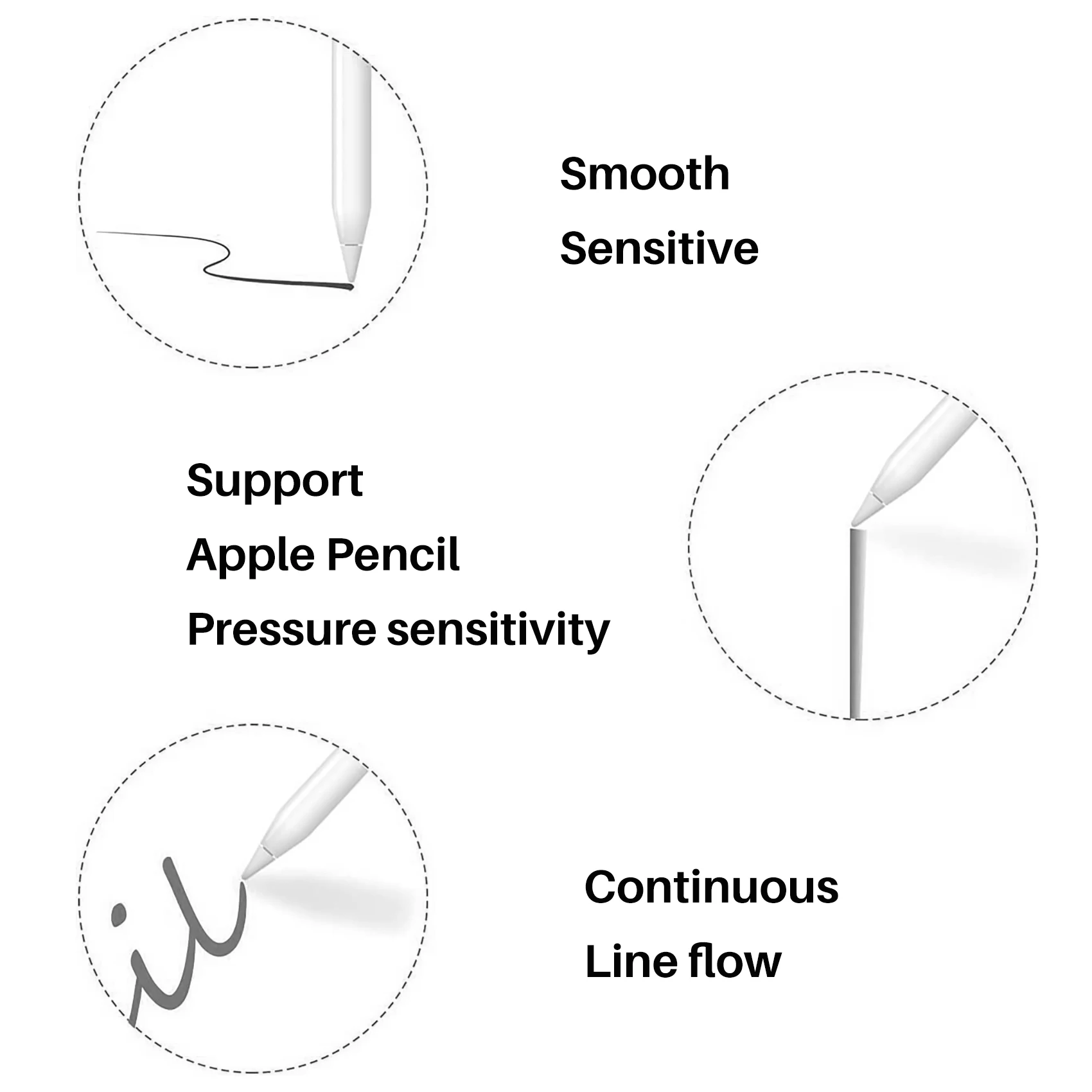 

ABSK-Replacement Tip For Pencil Nibs For Pencil 1St & 2Nd Generation