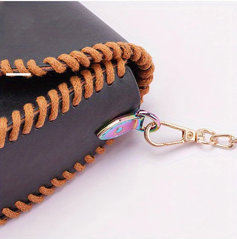10/30/100PCS Metal Leaf Shape Bag Anchor D-ring For DIY Leather Shoulder Handbag Straps Hanger Hooks Connector Clips Accessories