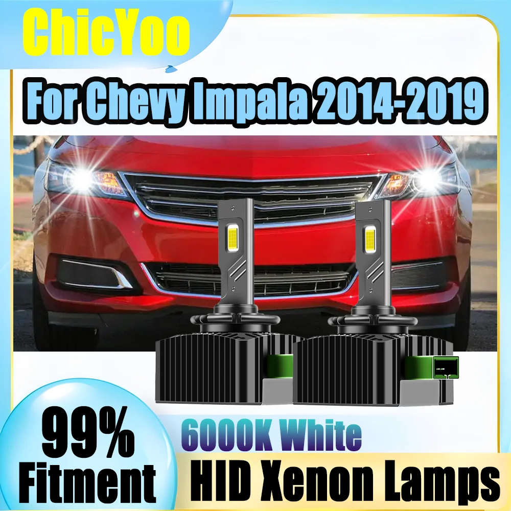 

2PCS LED Car Headlights 30000LM Xenon Headlamps 120W HID Xenon Lights 6000K 12V For Chevy Impala 2014 2015 2016 2017 2018 2019
