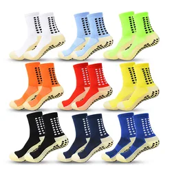 Calcetines deportivos de fútbol para hombre, medias personalizadas, talla única, antideslizantes, para correr