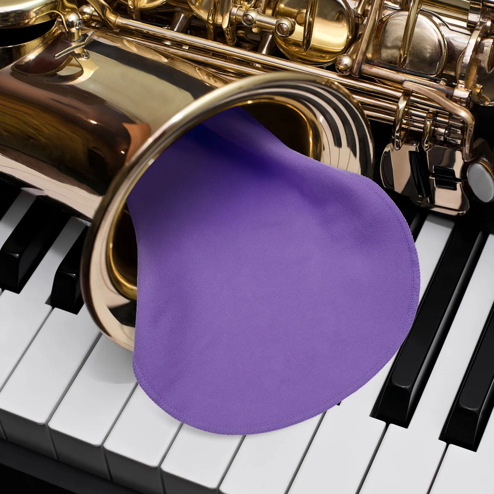 

2 Pcs Cleaning Cloth Set Flute for Clarinet Tools Piccolo Saxophone inside Accessory