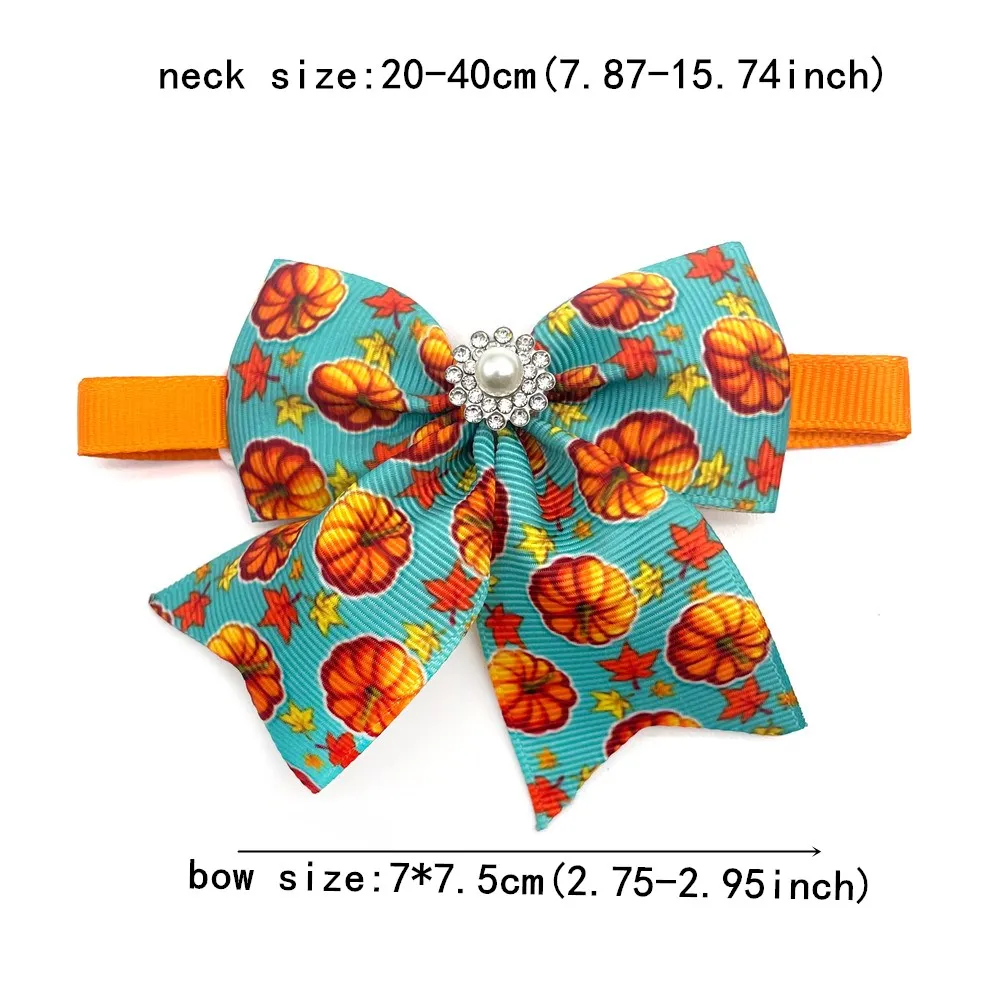 50/100 stücke Herbst Stil Kleine Hund Fliege Haustier Hund Pflege Produkt Thanksging Hunde Bowties Pflege Produkte Kleine hund Zubehör