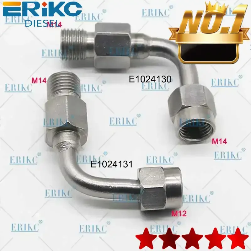 

ERIKC Auto Common Rail Injector Test stand Connect the injector Connector M14-M14 E1024130 + M12 E1024131 For Test Bench