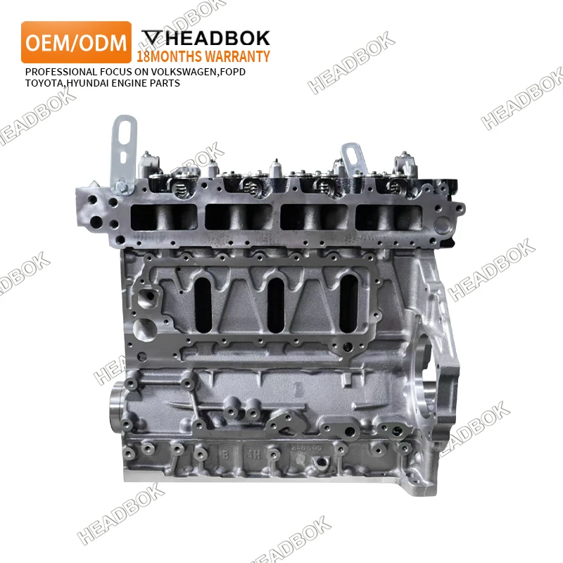مجموعة محرك الديزل ForMTI JDM NPR 4HK1 4HG1 كتلة طويلة لمحرك ISUZU 4HK1 BARE