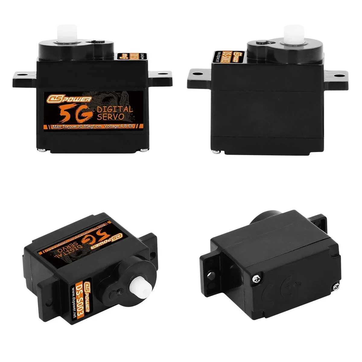 DSpower 5 g 0,85 kg Drehmoment Kunststoffgetriebe Micro Digital Servo für RC Auto Flugzeug Hubschrauber Starrflügelroboter WLtoys k969 k989 k999