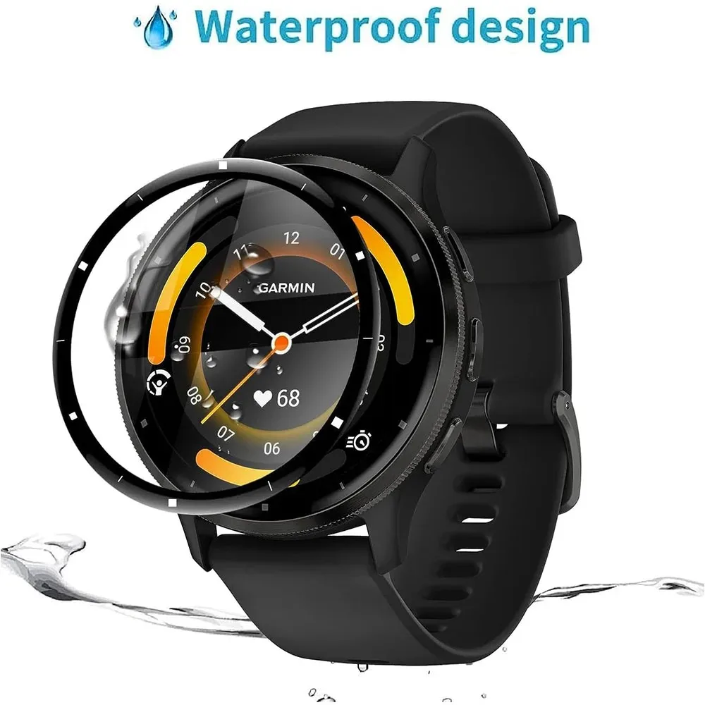 3D Curved Soft Screen Protector For Garmin Venu 3 3S Flexible Protective Film Garmin Venu 3 Anti Scratch Screen Protector Film