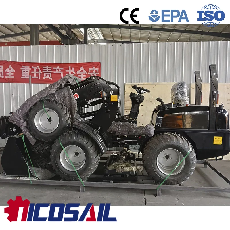 

Nicosail Mini Telescopic Boom Loader Euro 5 CE Certified Multifunctional Small Telehandler for Construction Agricultural Use
