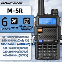 Baofeng UV 5RX Walkie Talkie Air Band Wireless Copy Frequency Two Way Radio Six Bands Long Range UV-5RX PRO MAX UV K5 M 5R