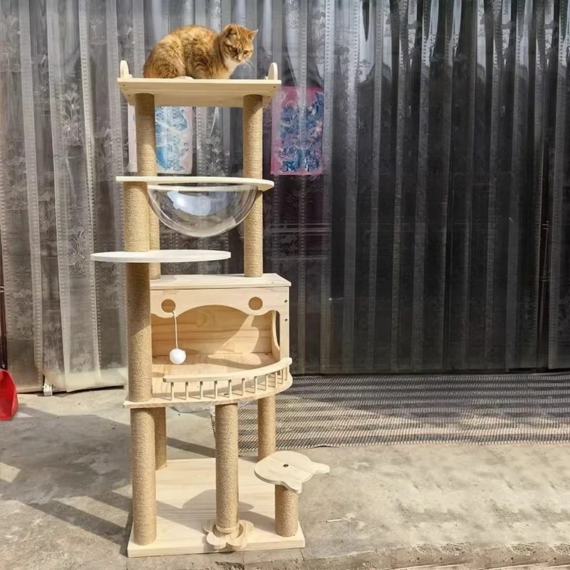 

Кошачий комплекс Royal Palace Large Utility: прочная конструкция, товары для животных, серия Majestic Domain, Kattenboom XY40MPS