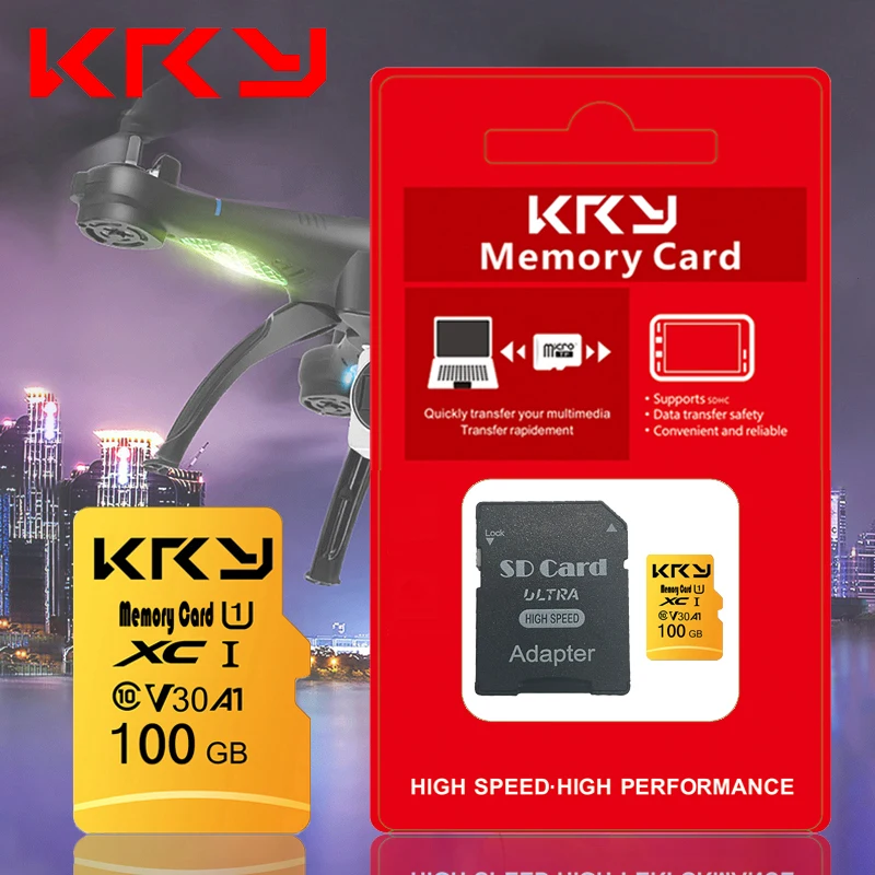 بطاقة ذاكرة مايكرو SD TF 8GB 16GB 32GB 64GB 100GB 128GB بطاقة SD SD/TF بطاقة فلاش 128GB 100GB 64GB 32GB فئة 10 بطاقة الذاكرة