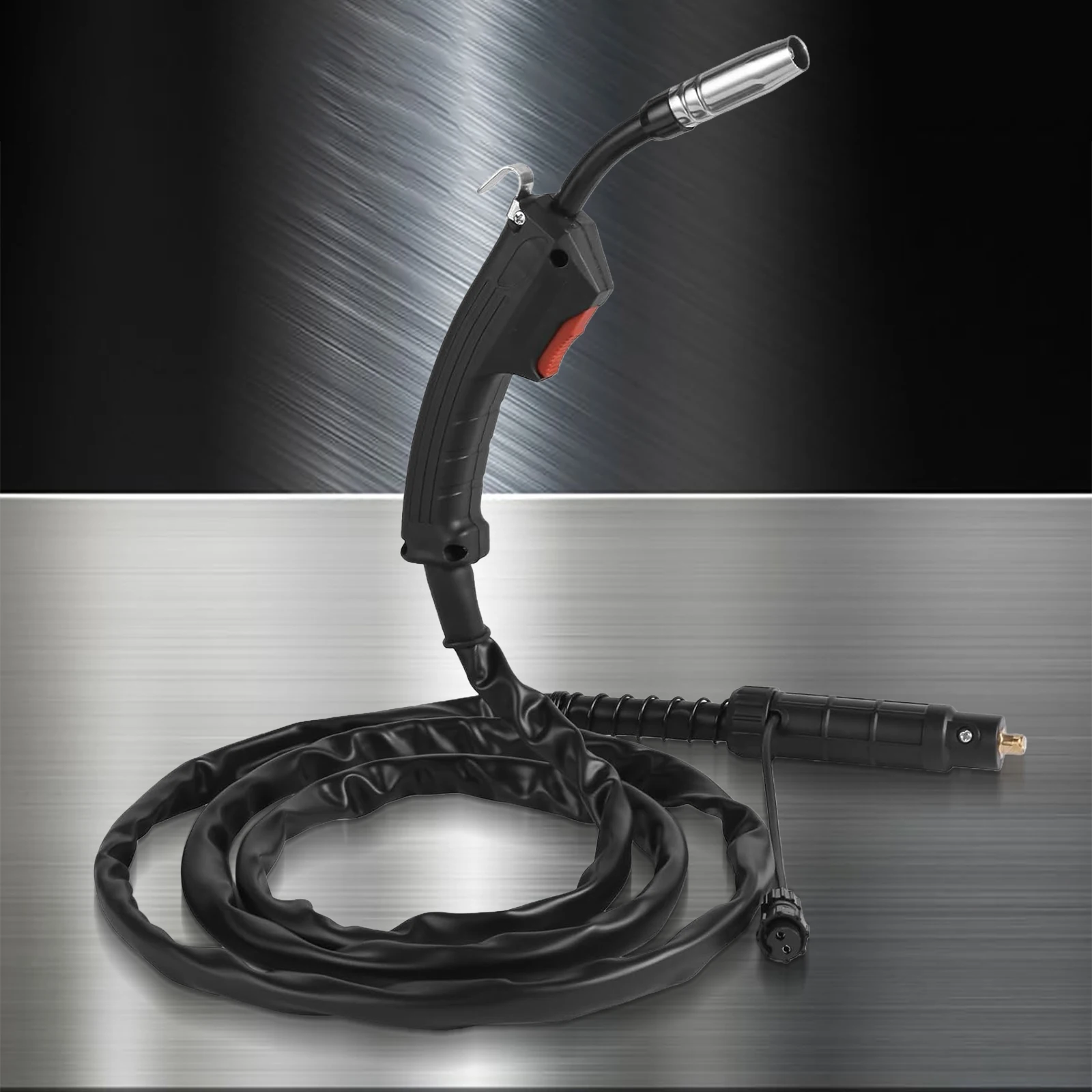 

Сварочный пистолет 14AK Airless, 2 метра, для полуавтоматической сварки MIG, с проволокой Flux Cored, F180 180A FLUX