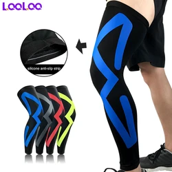 1Pcs Compression Long Leg Sleeve for Knee Protection,Pain Relief,Improved Blood Circulation,Basketball Football Accessories