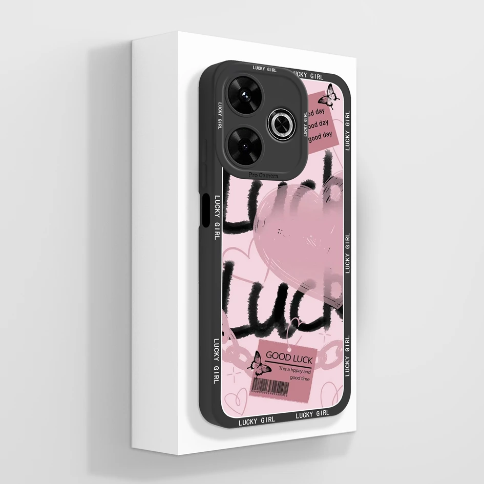 For Xiaomi Redmi 13 6.79 inches 4G Phone Cover High Quality Pretty Case Camera Protection Soft Silicone Bumper For Redmi13 Funda