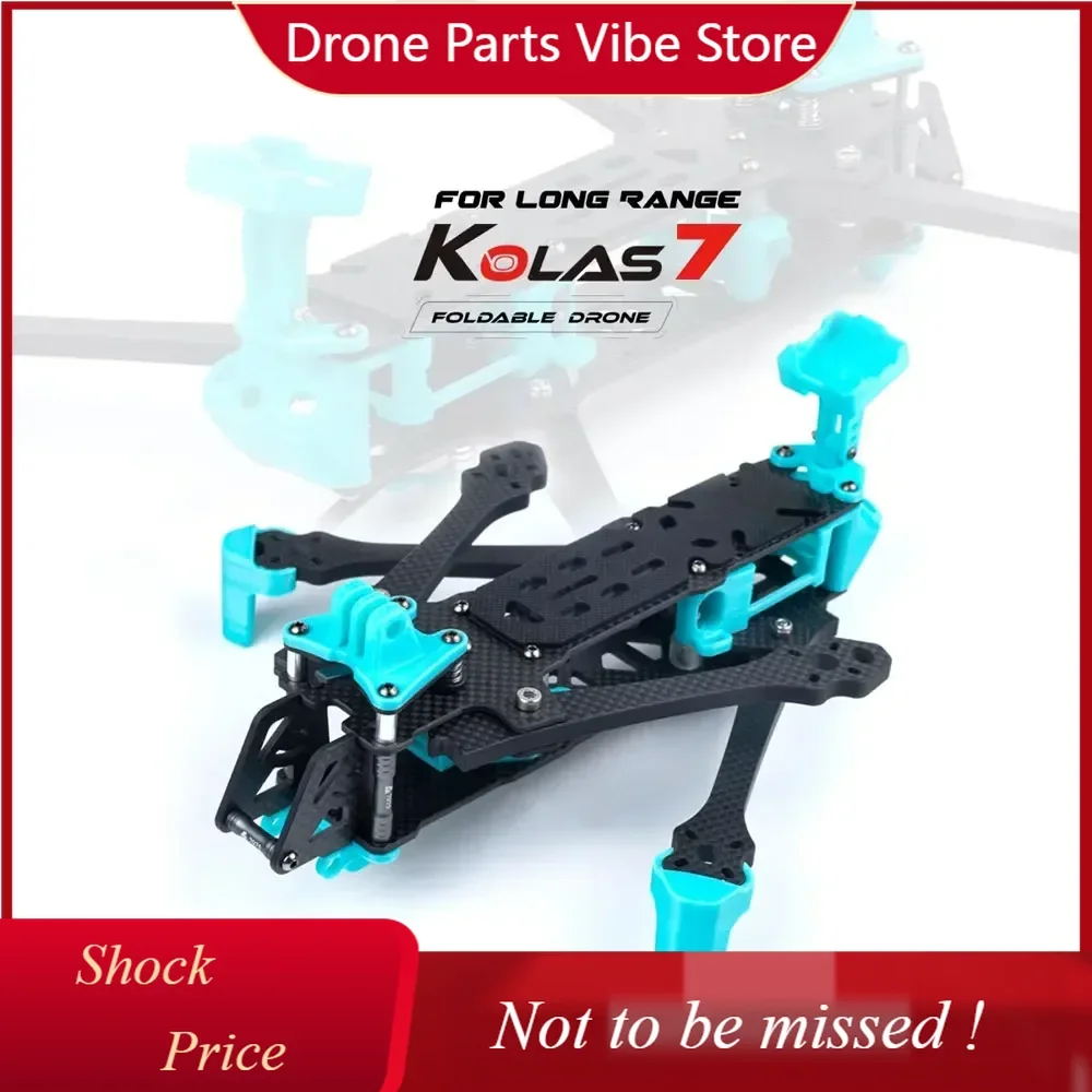 

DP Axisflying KOLAS7" 7inch 298mm Foldable FPV Drone Frame Kit for Long Range FPV DJI O3 Freestyle Drone
