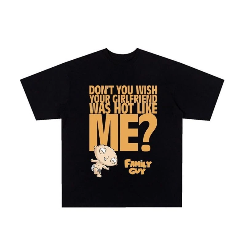 

Злые пельмени из американского сериала, одежда, семейная периферия Gai Ku, одежда из чистого хлопка с короткими рукавами, пельмени Brian