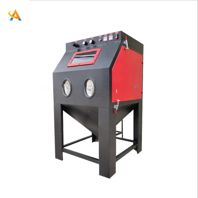 Factory Price Dustless Manual Wet Sand Blasting Cabinet Water Vapour Sandblasting Machine for Sale