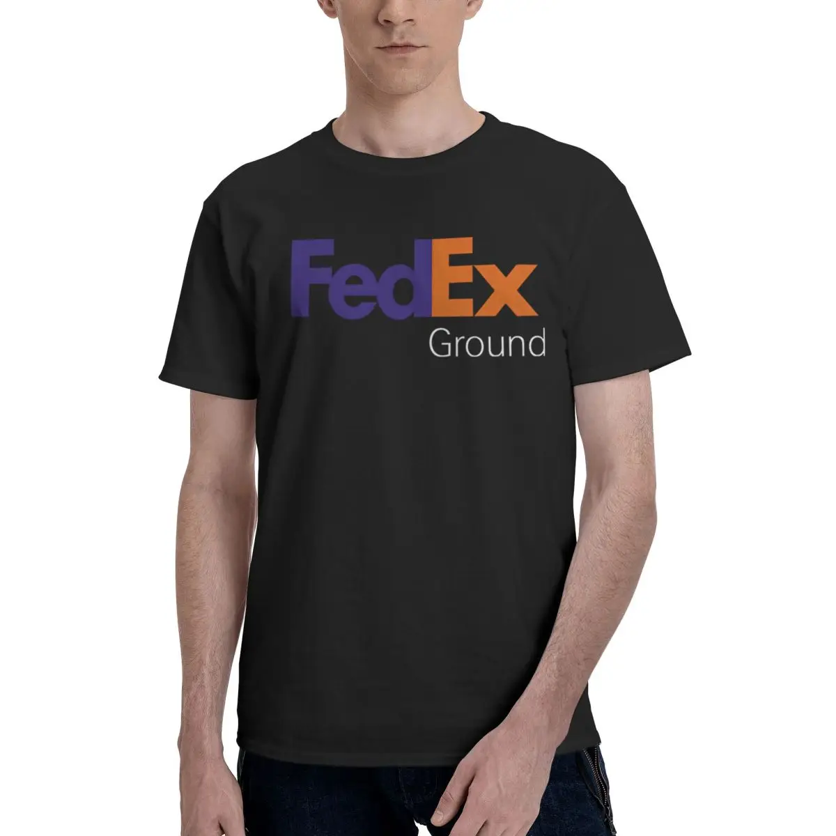 

FedEx Unisex Fashion 100% Cotton Casual Breathable Confortable Tshirt Funny Ugus T-Shirts Man Clothes