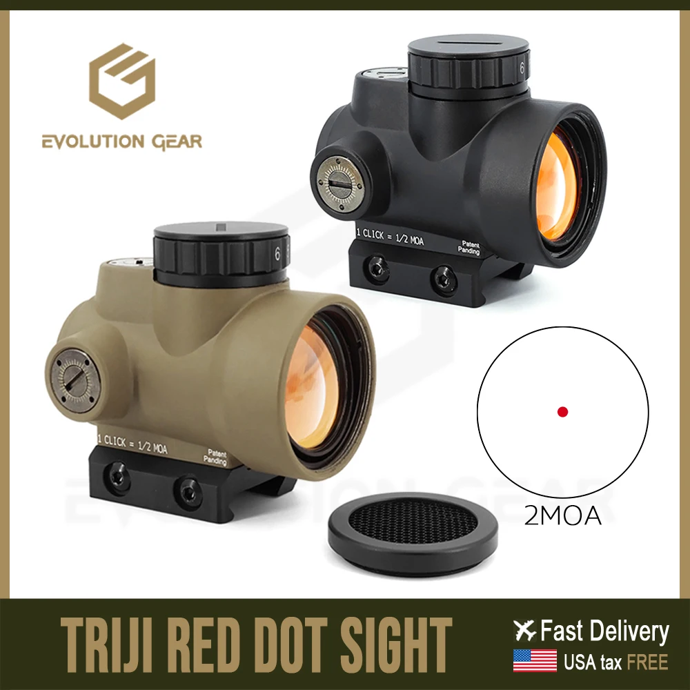 

EVOLUTION GEAR Miniature Rifle Optic Red Dot Sight with G43 Magnifier Hunting RifleScope Tactical Sniper