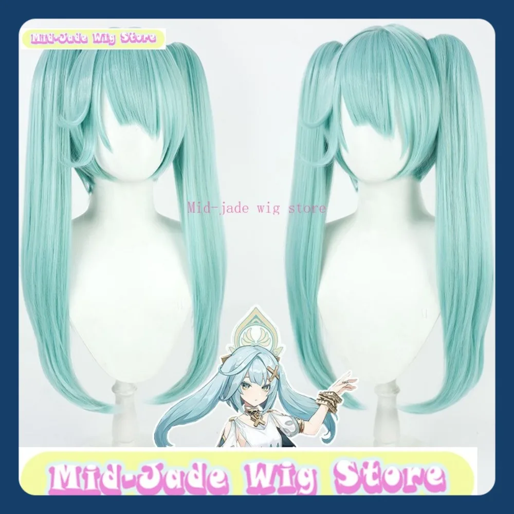 Mid-jade peruca loja genshin impacto faruzan cosplay peruca anime jogo rpg festa de halloween traje adereços cabelo sintético