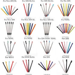 1Set Plastic&Metal Touch Screen Stylus Pen Game Console Pen for NDSL NDSi NDS WIIU 2DS 3DS XL LL New 3DSXL LL New 2DSXL