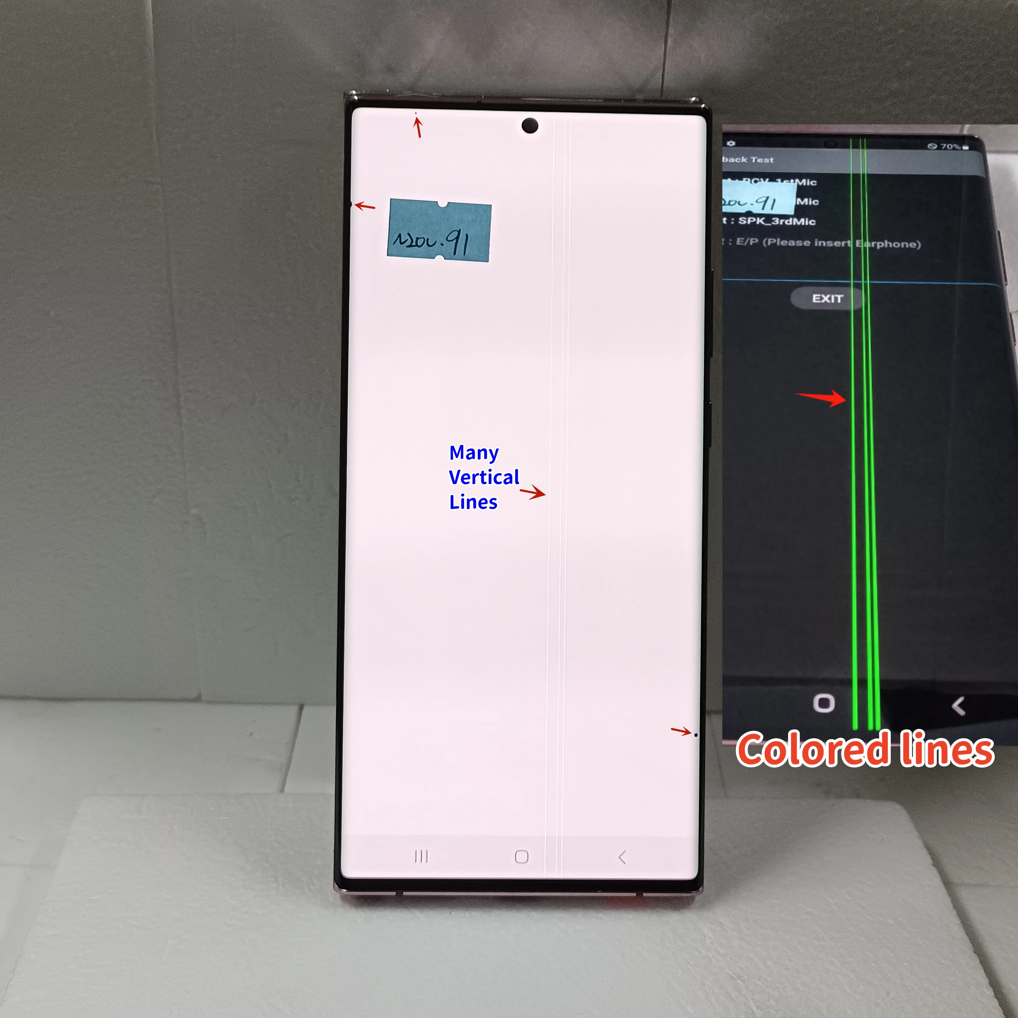 100% Tested Amoled Display For Samsung Galaxy NOTE 20 Ultra N985 N985F N986B Touch Screen Note 20 Ultra Digitizer Repair