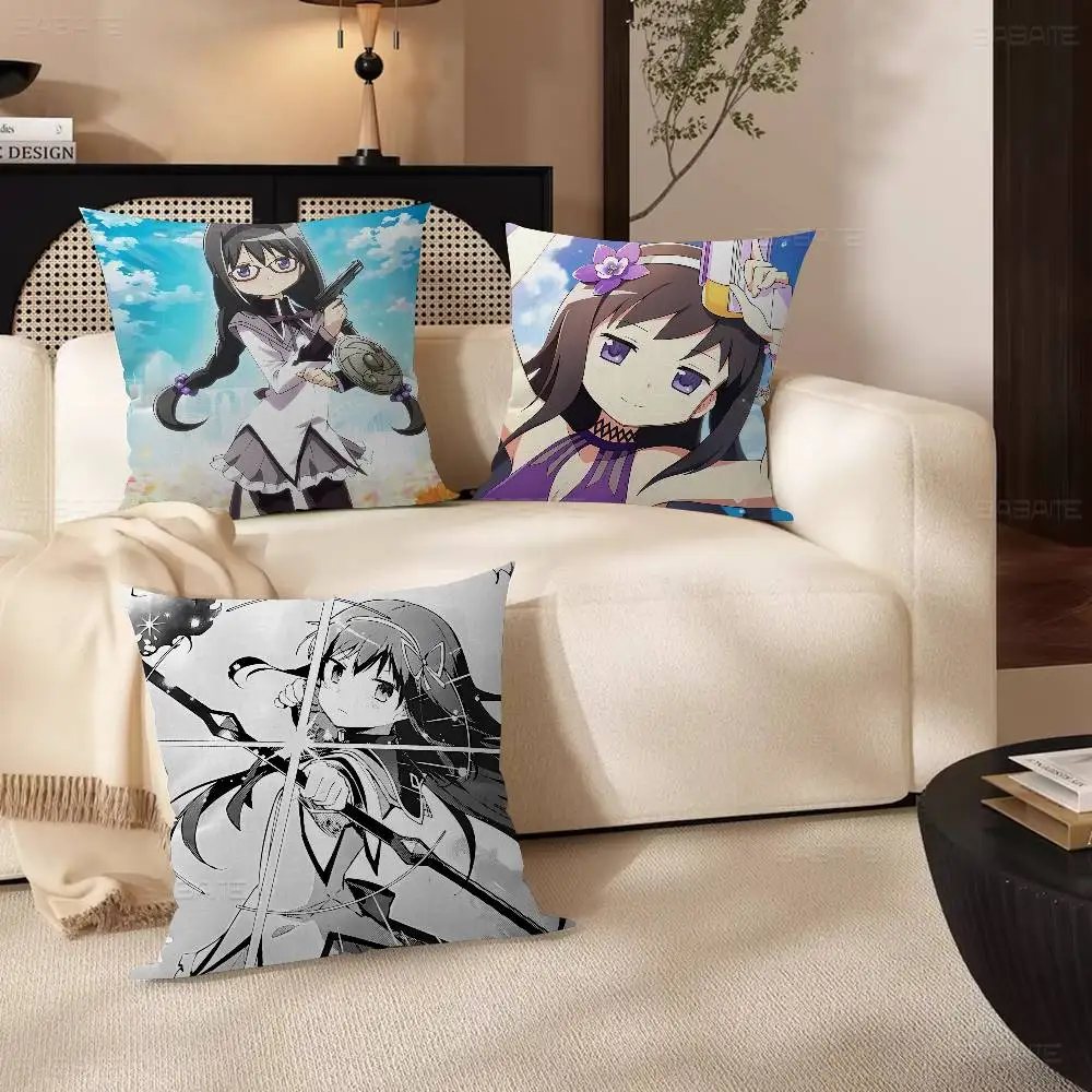 Cartoon Figure Akemi Homura Cushion Cover Decorative Pillow Sofa Home Decor case pillow cases