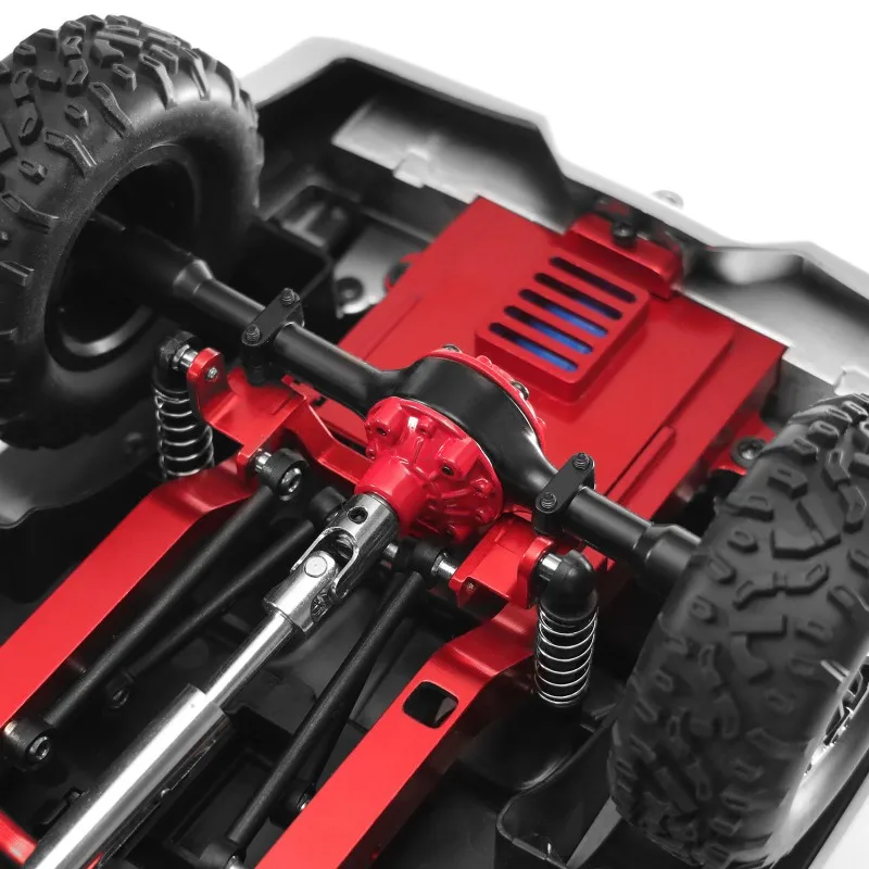 A48U Ponte dell'asse posteriore in metallo per LDRC LD1297 LD1279 Parti di aggiornamento per auto RC con accessori kit albero motore