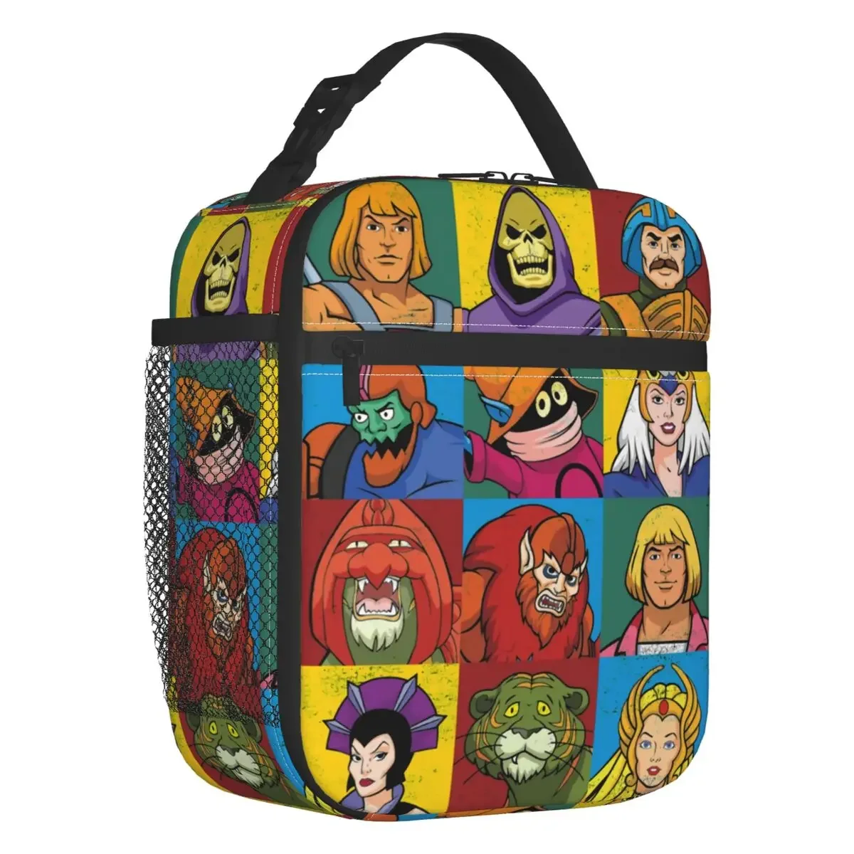 He-Man And Friends Resuable Lunch Box Women Masters of the Universe Cooler Thermal Food Insulated Lunch Bag Children Student