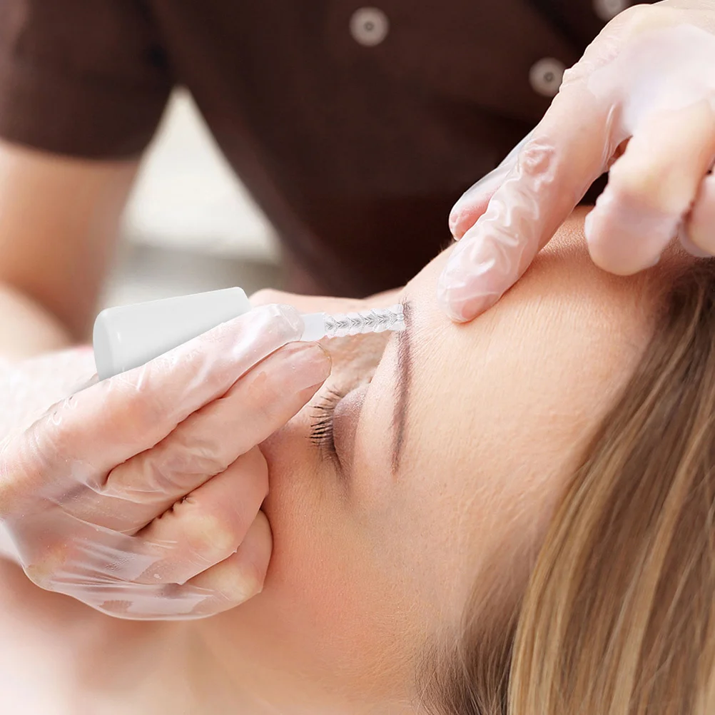 6 قطعة معطف واق من المطر واضح لاش الحاجب جل مقاوم للماء الحاجب تصفيف هلام الحاجب الطبيعي تشكيل التهيأ ماكياج أداة عقد طويل الأمد #2