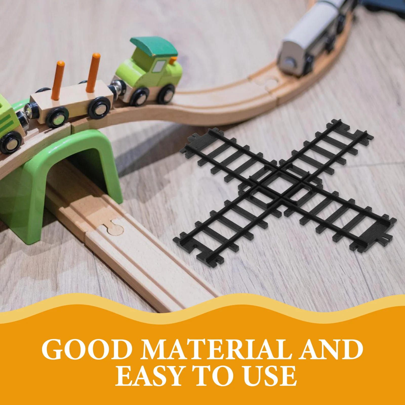 

Simulated High-speed Train Tracks Plastic Playthings for Classical Miniature Railroad Diy Micro Landscape Decorative Child