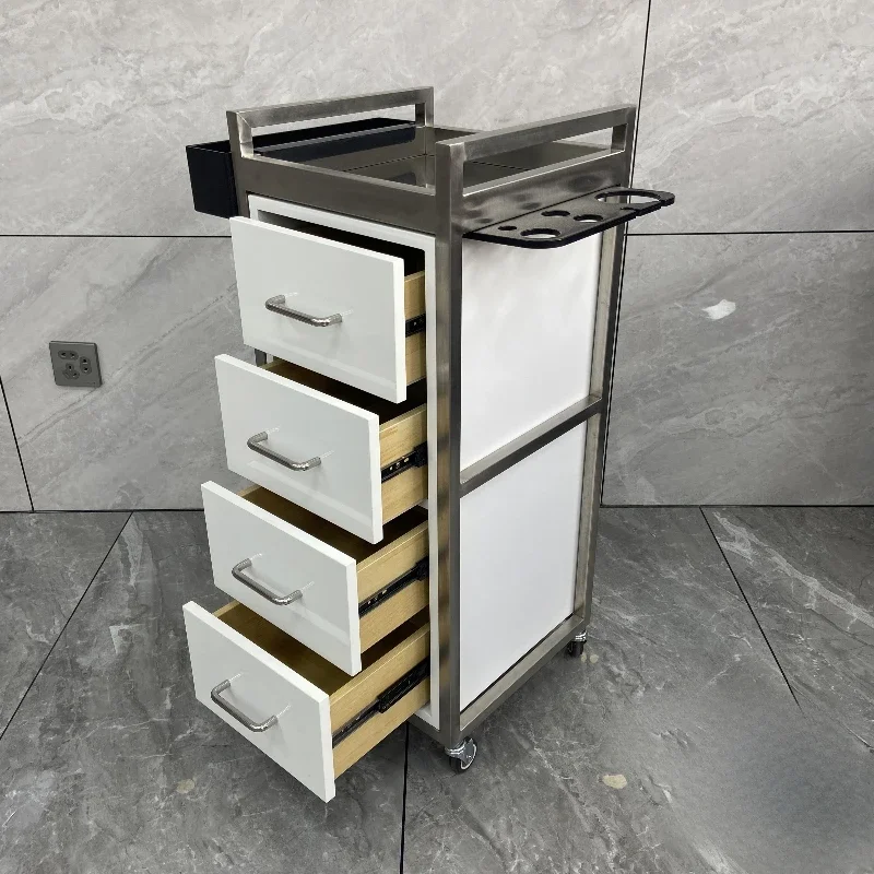 Beauty Salon Trolley Auxiliary Trolleys for Living Room Service Cart with Wheels Hairdressing Muebles De Peluqueria 서랍형트롤리 미용실파마