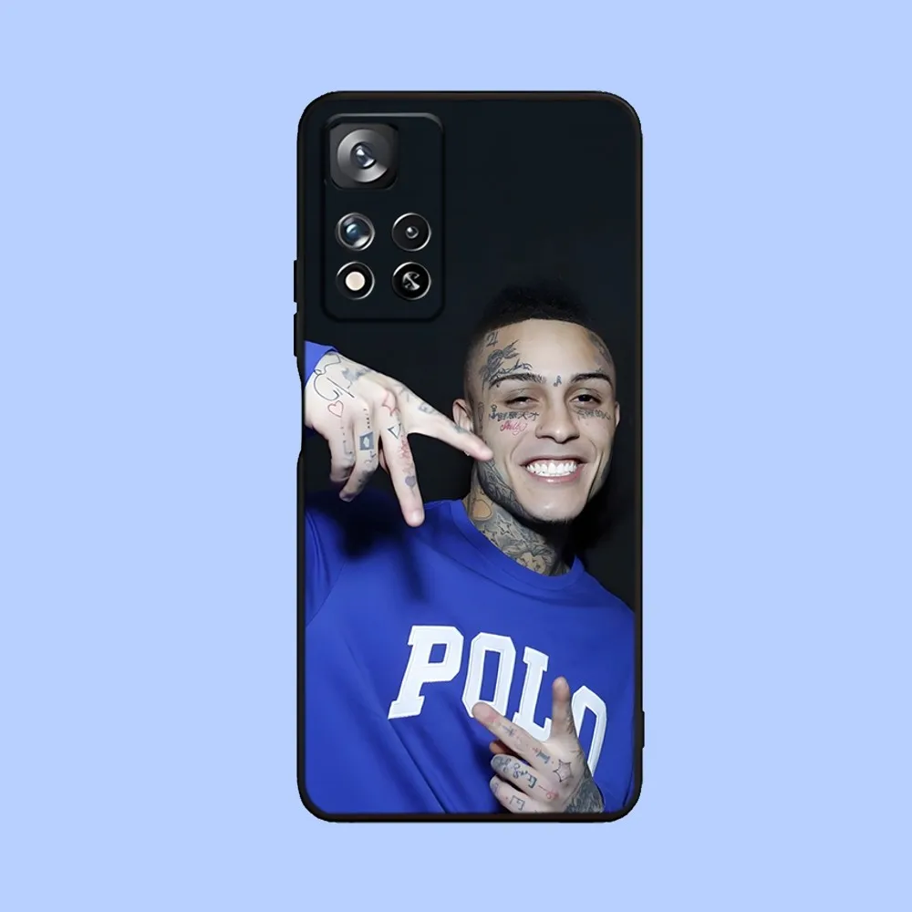 Lil Skies Phone Case For Samsung Galaxy A13,A21s,A22,A31,A32,A52,A53,A71,A80,A91 Soft Black Cover