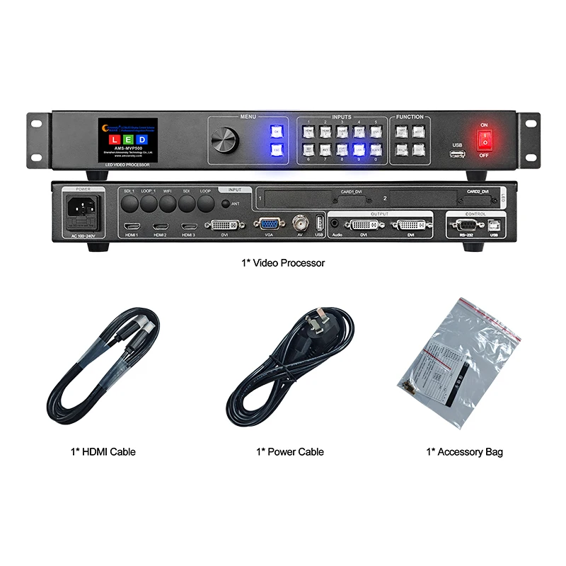 

MVP500 Video Processor with PIP POP Function 4K LED Display Controller Compatible Nova Huidu Linsn System for Digital Signage