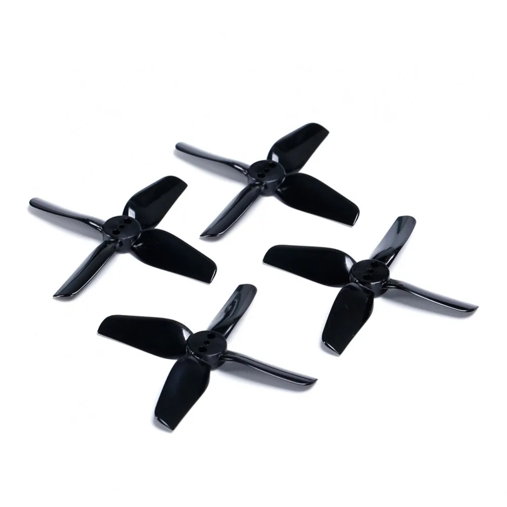 

16 шт./8 пар HQ Durable Prop T2X2X4 2020 2-дюймовый 4-лопастной пропеллер Black-Poly Carbonat для Alpha A85 FPV часть дрона