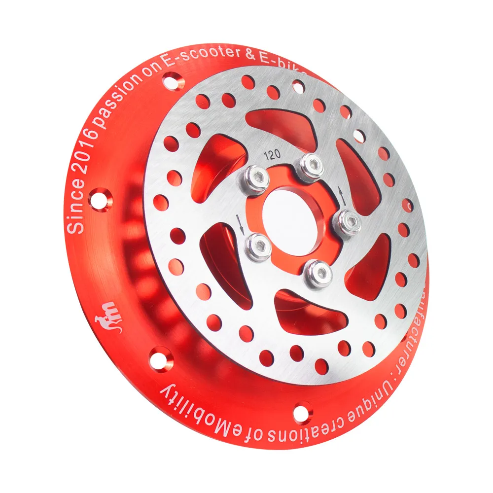 Monorim MD-MAX Rear Motor Deck Upgrade Disc Brake Parts for Segway Ninebot Scooter MAX G30 D/E/P/DII/LEII/LD/LE/LP, 120mm