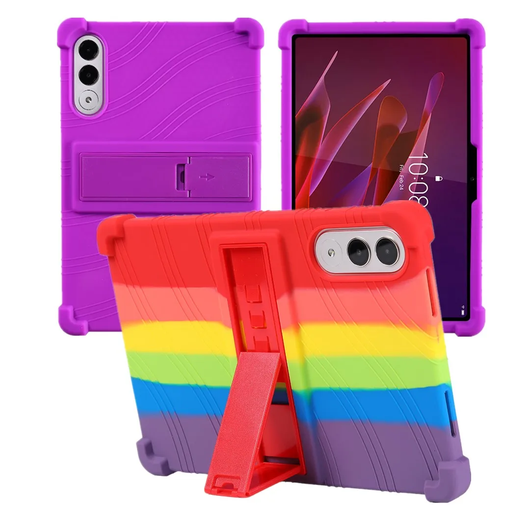 

For Lenovo Yoga Tab 11.1 TB710FU Case Full Protection Non-Slip Stand Cover with Stand Full Body Protective Shell Kids Friendly