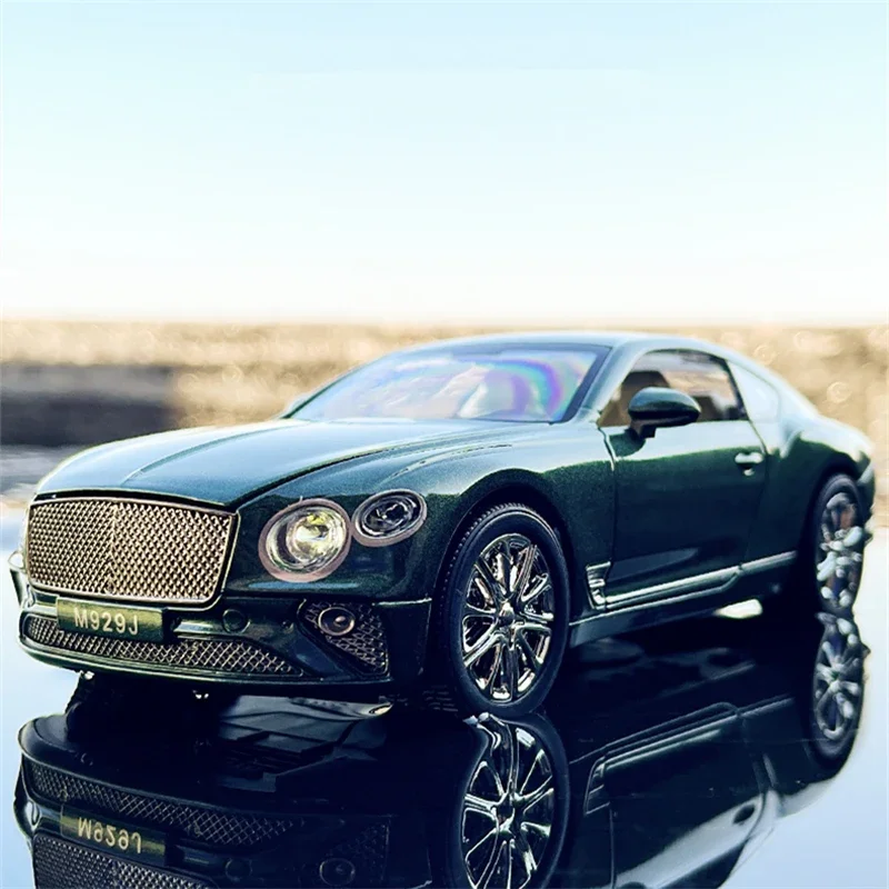 1:24 Bentley Continental GT Alloy Luxy Car Model Diecasts Simulation Metal Car Model Sound Light Collection Childrens Toys Gift